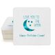 Love You To The Moon Square Coasters Image 2 of 2